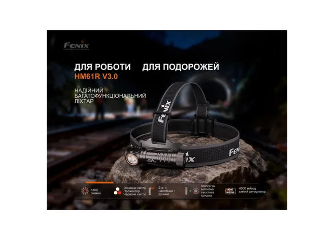 Мультилихтарь Fenix HM61R V3.0 Фото 3